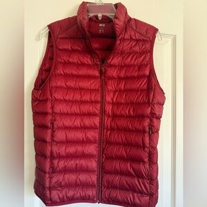 Uniqlo Red Down Vest